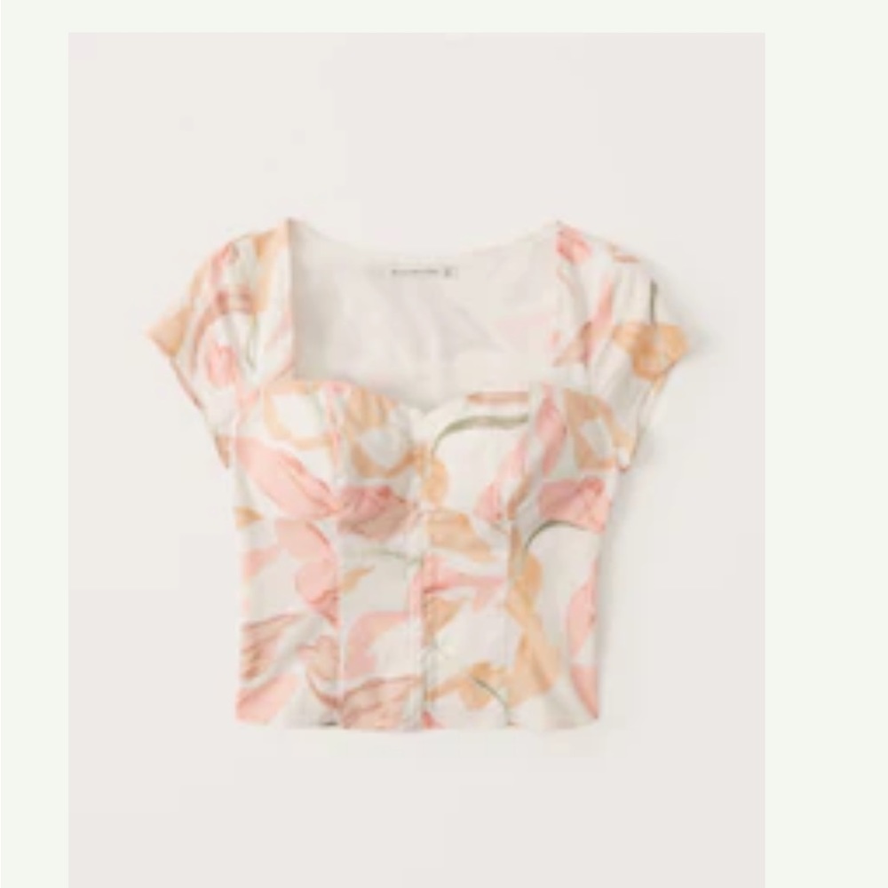 Abercrombie sweetheart cap sleeve top